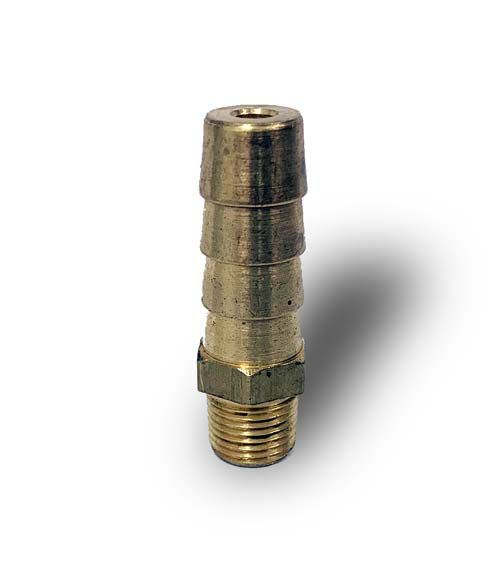 LPG Male Nozzle 1/8" BSPT to 8mm Hose Connector